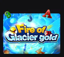 Fire of glacier gold